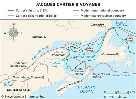 jacques cartier voyages in order.